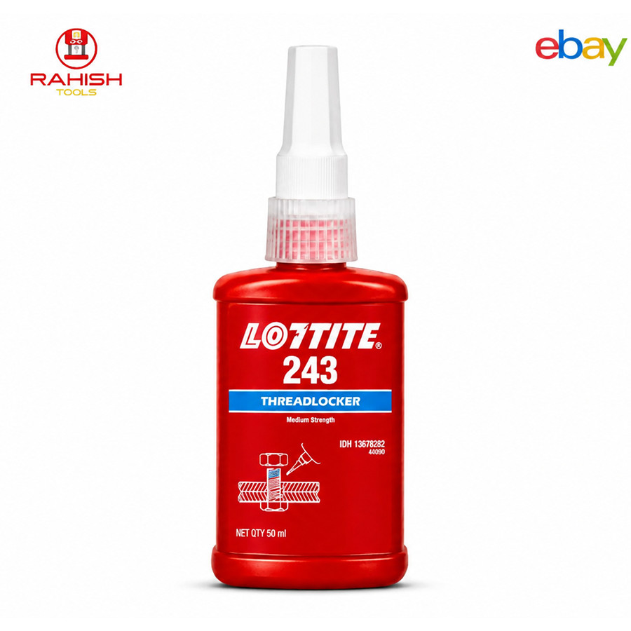 Henkel Loctite 243 ( 50ML ) Blue Medium Strength Threadlocker USA RAHISHTOOLS