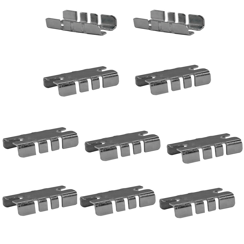 10 Pcs Center Shelf Rest Clip For Brackets To Hang Glass Wood Or Metal Shelf
