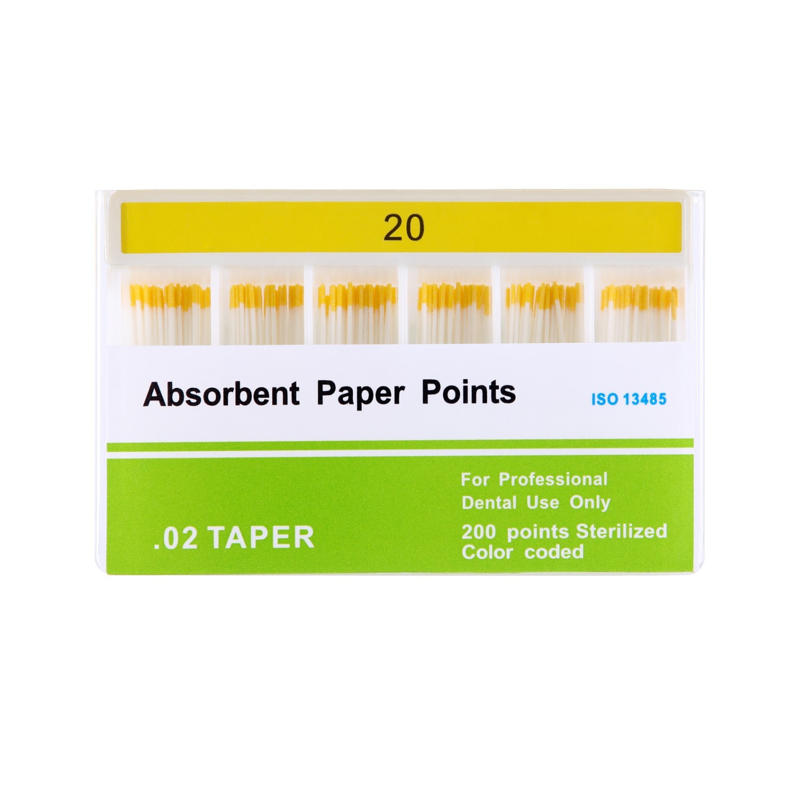 AZDENT Dental Absorbent Paper Point Endodontic Root Canal Clean Taper.02/.04/.06