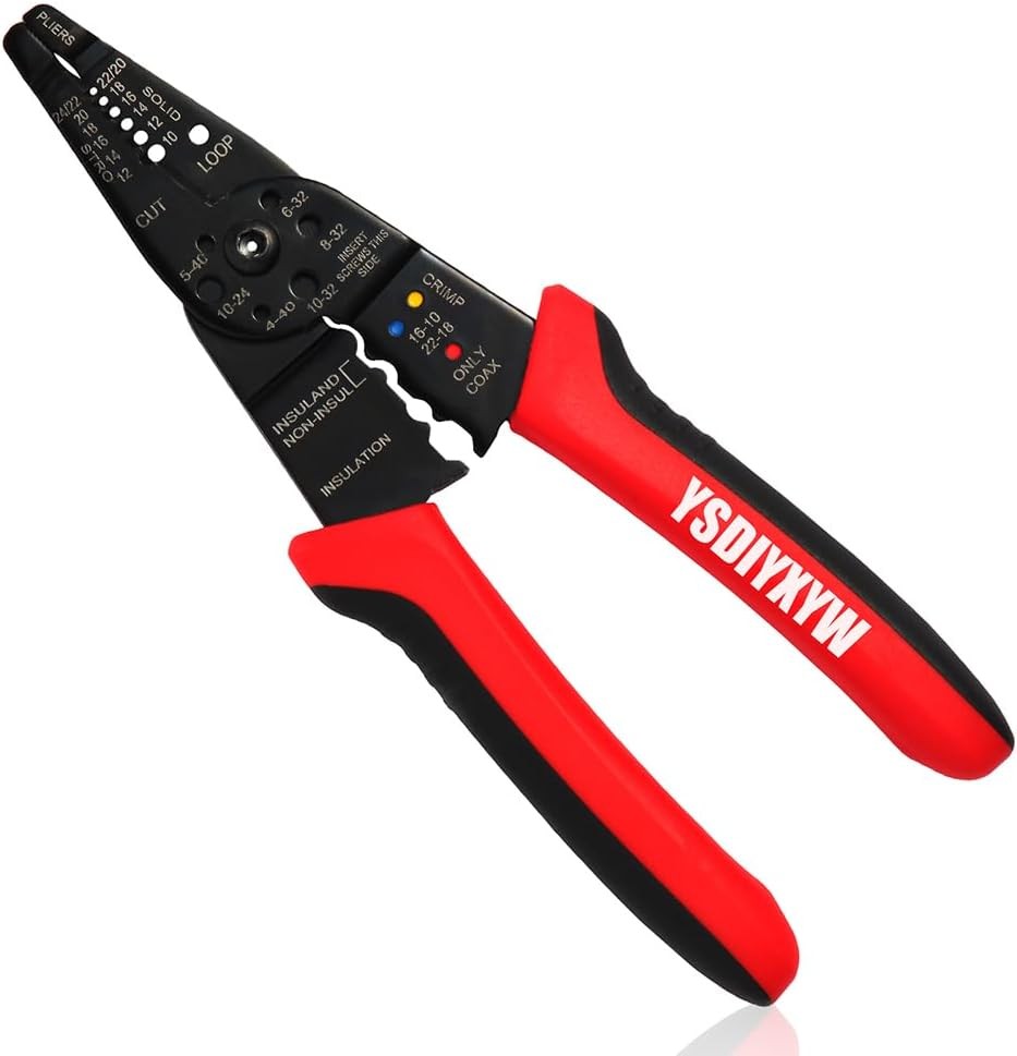 Wire Stripper, 3rd Generation Wire CrimpingTool, 8IN Professional Wire Strippers