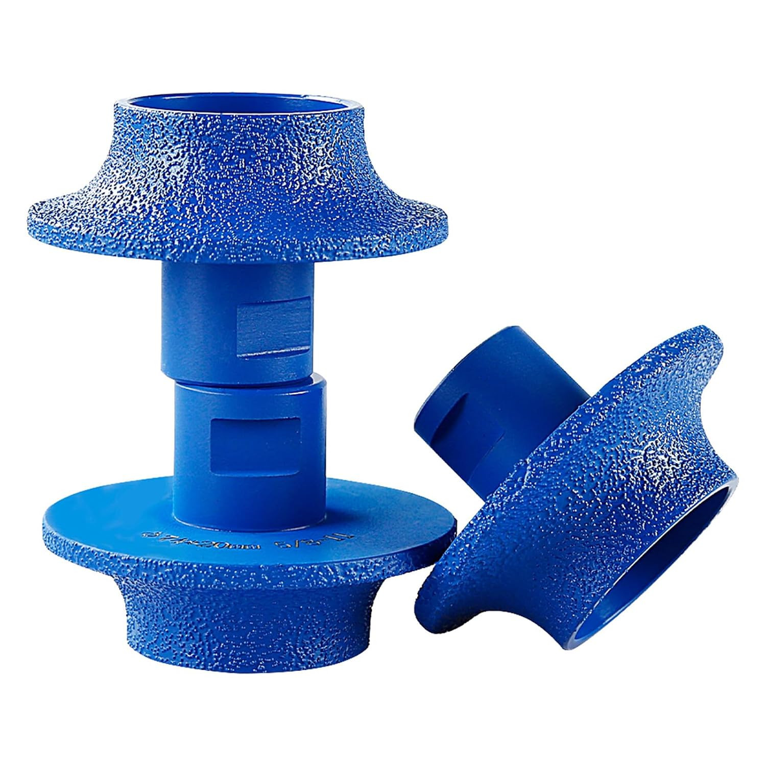 3 Inch Diamond Profile Wheel, 5/8″-11 Vacuum Brazed Stone Edge Grinding