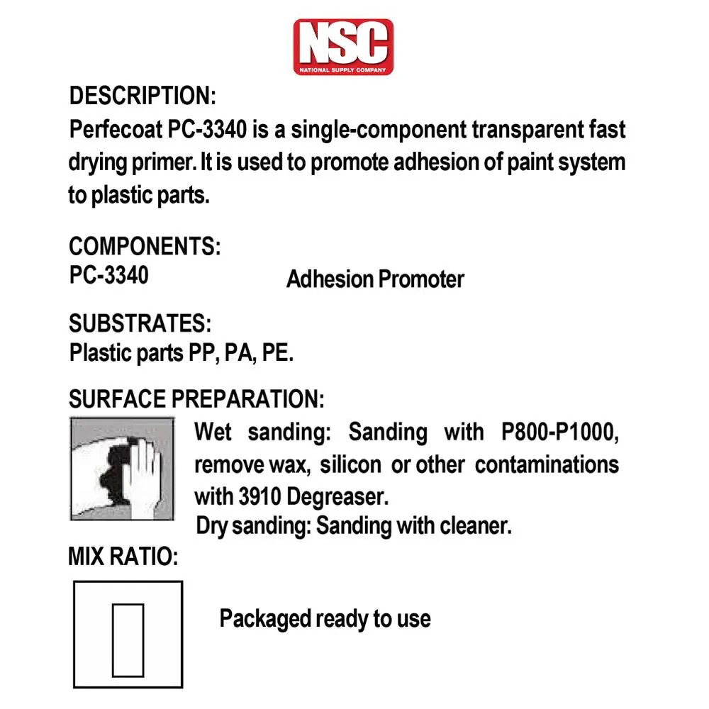 Adhesion Promoter – Plastic Primer – Ready to Use – 1 Gallon