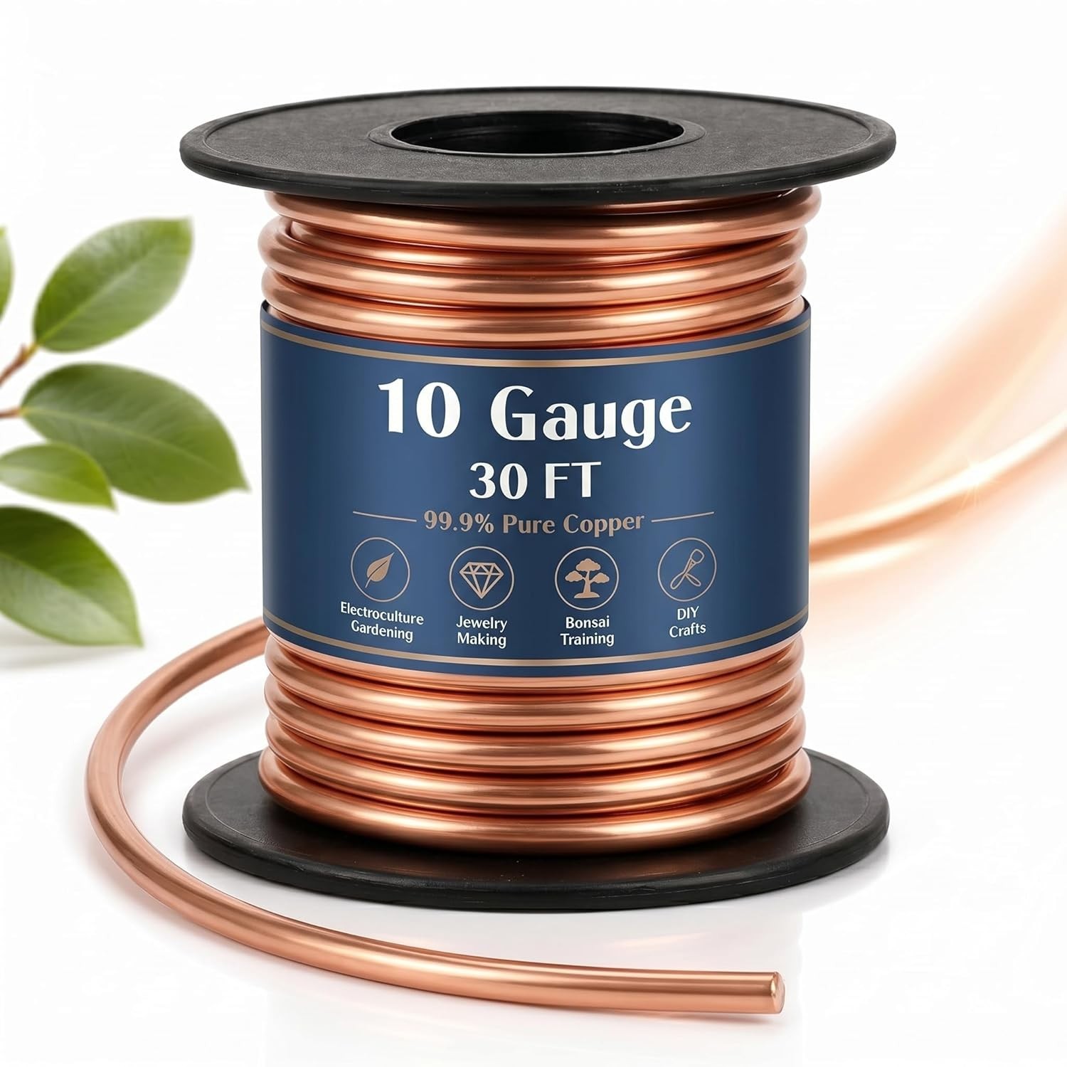Corrosion Resistant Copper Wire – 30ft 10 Gauge
