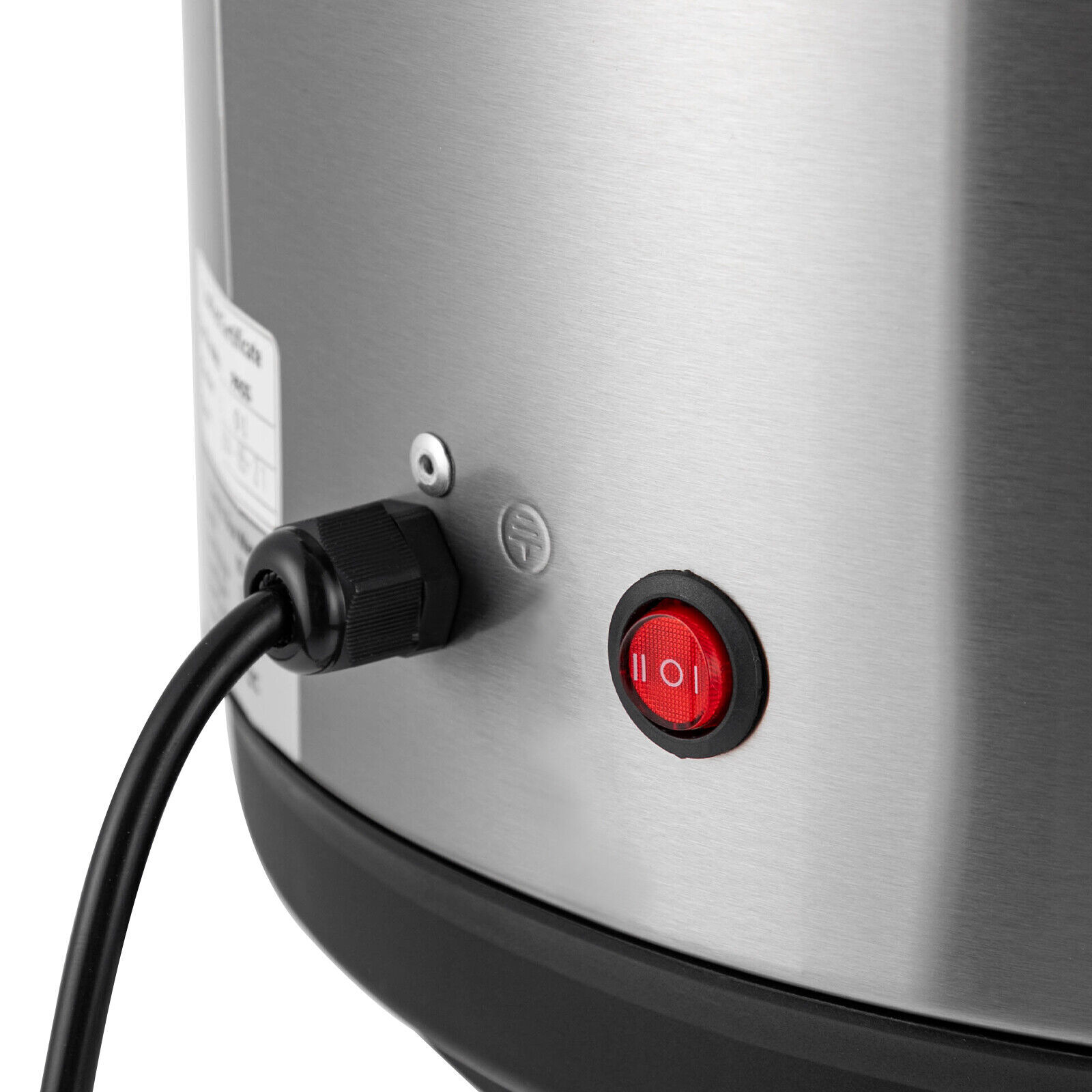 Electric Rice Warmer Heavy Duty Soup Cooker Stainless Steel Restaurant Canteen
