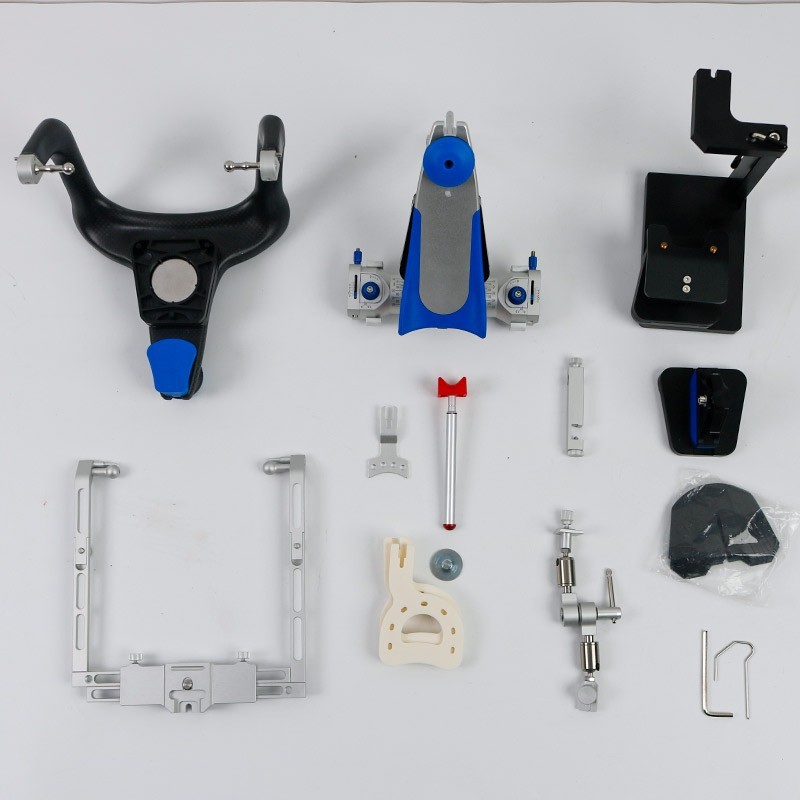 Dental Fully Adjustable Articulator Complete Kit with Facebow & Transfer Stand