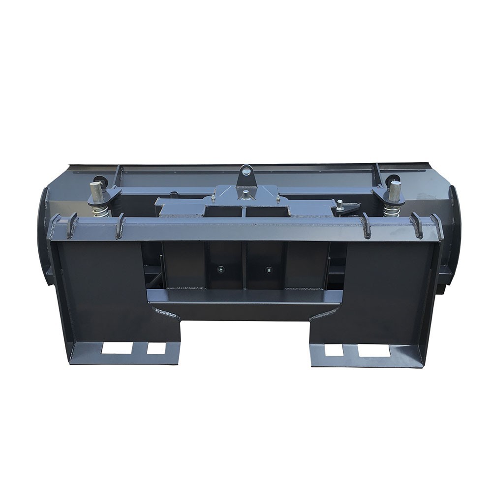 AGT 84in Hydraulic Skid Steer Snow Plow For Mini Skidsteer Attachment Universal