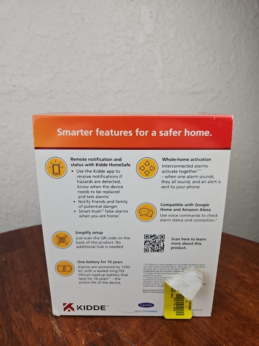 Kidde P4010ACSCO-WF Smoke + Carbon Monoxide Smart Alarm