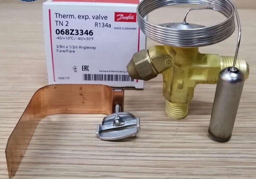 1PC- Danfoss 068Z3346 Thermostatic expansion valve, T 2, R134a/R513A- Brand New