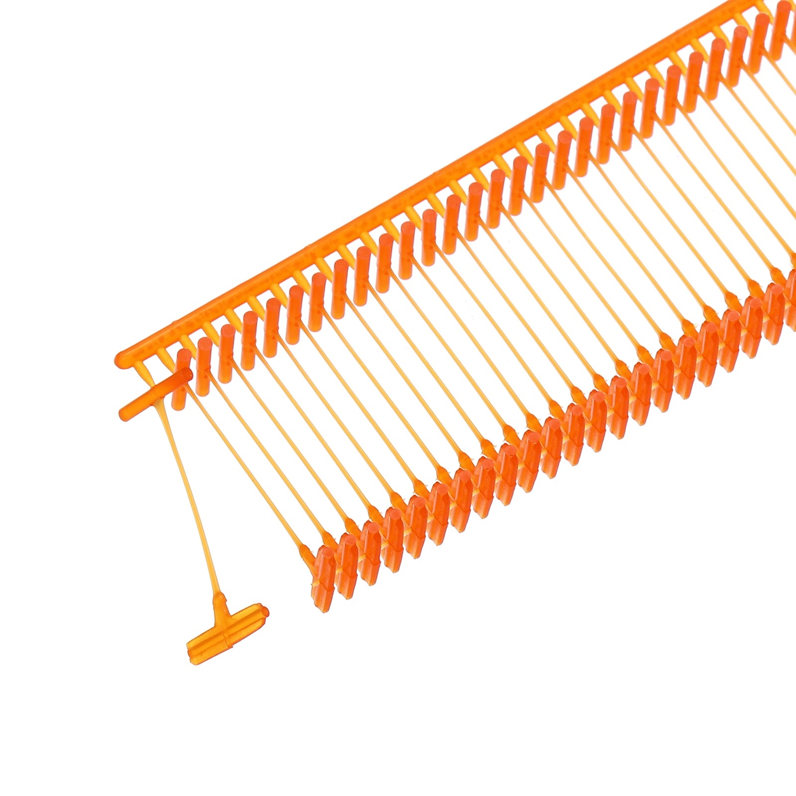 5000Pcs Standard Tagging Gun Fasteners,0.6 Inch Orange Red Plastic Refills