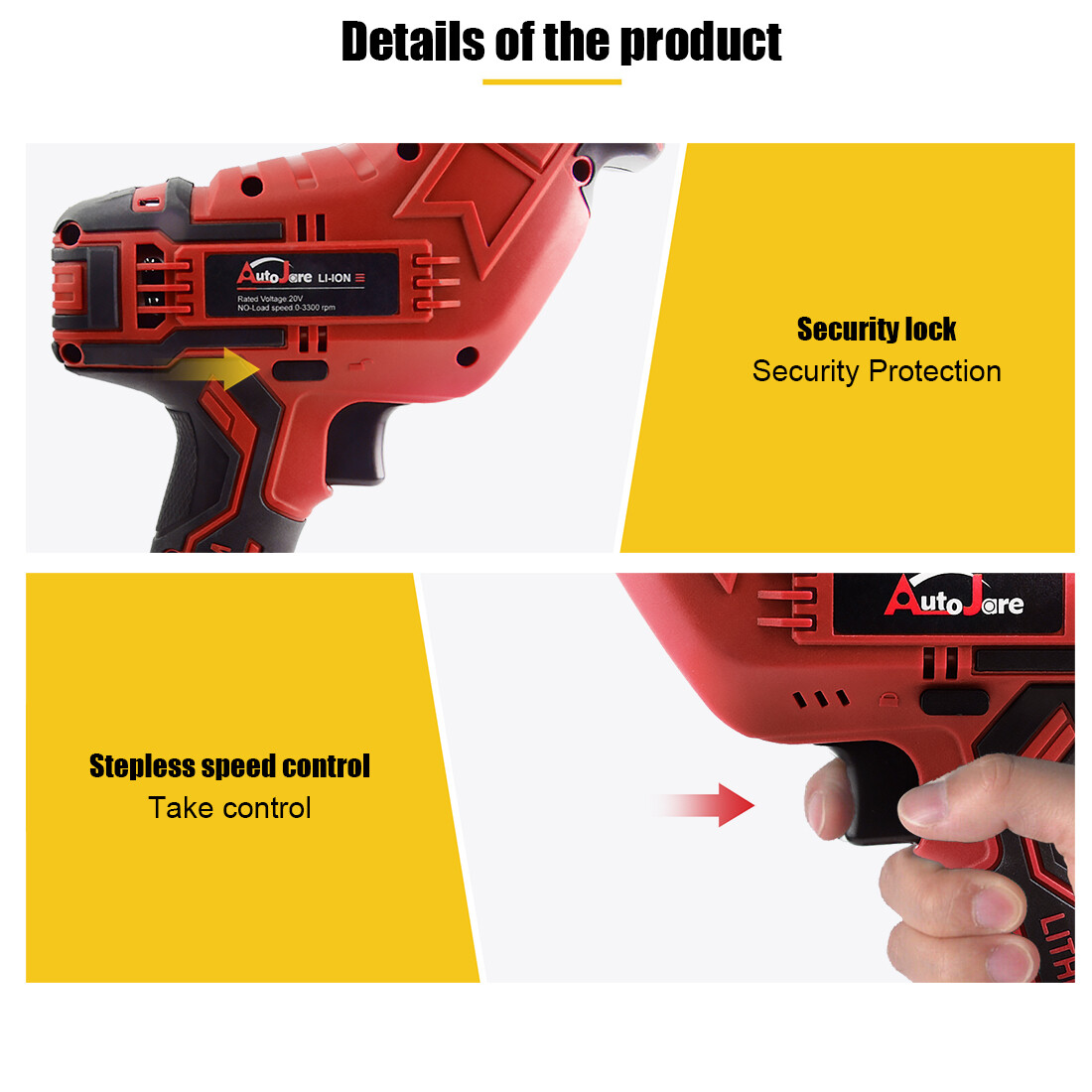 18V Brushless Cordless Reciprocating Saw 4-Blades for Milwaukee M-18 Battery