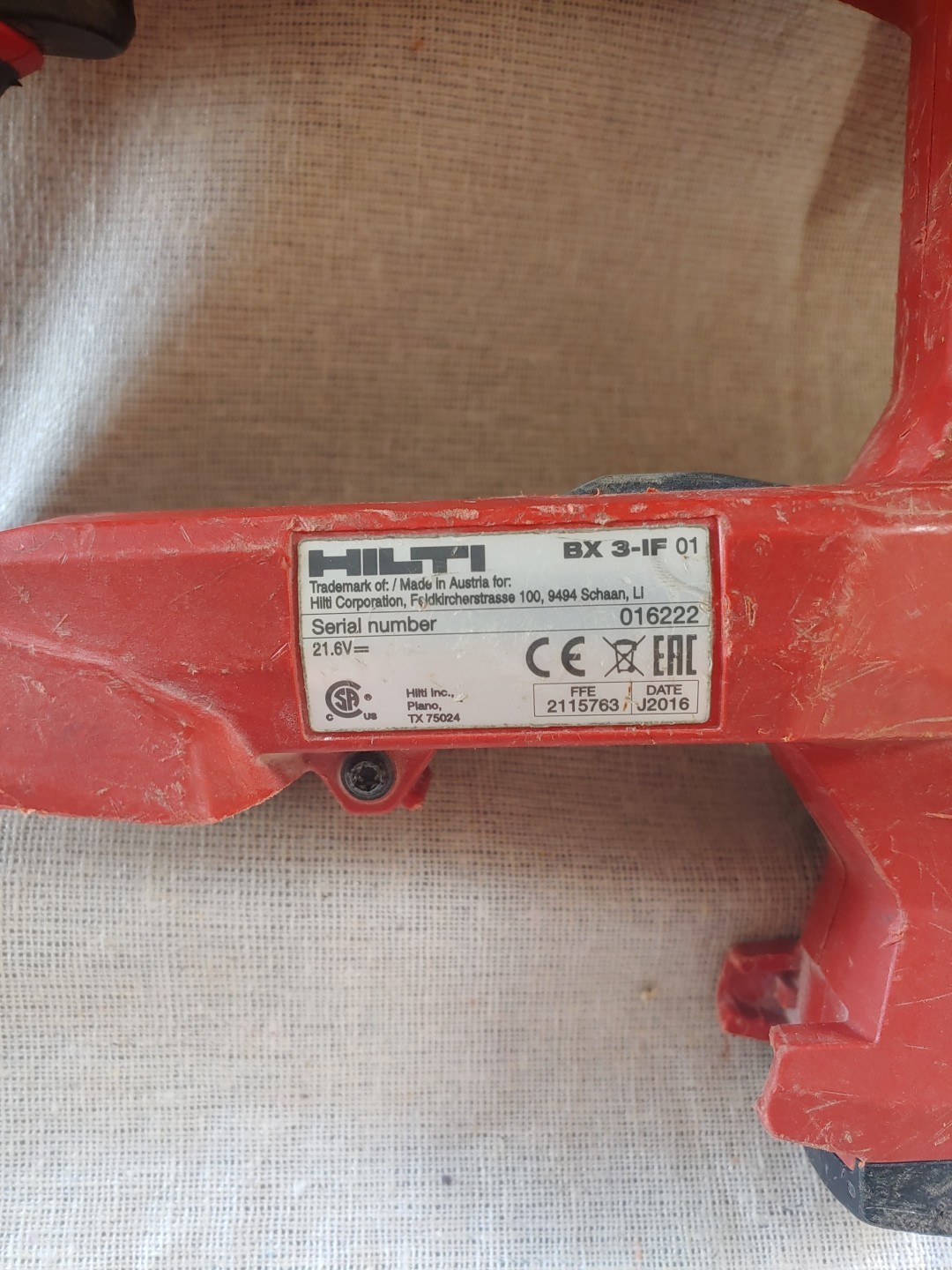Hilti BX 3-BT 22V Cordless Fastening Tool Gun No Battery TESTED WORKS RT