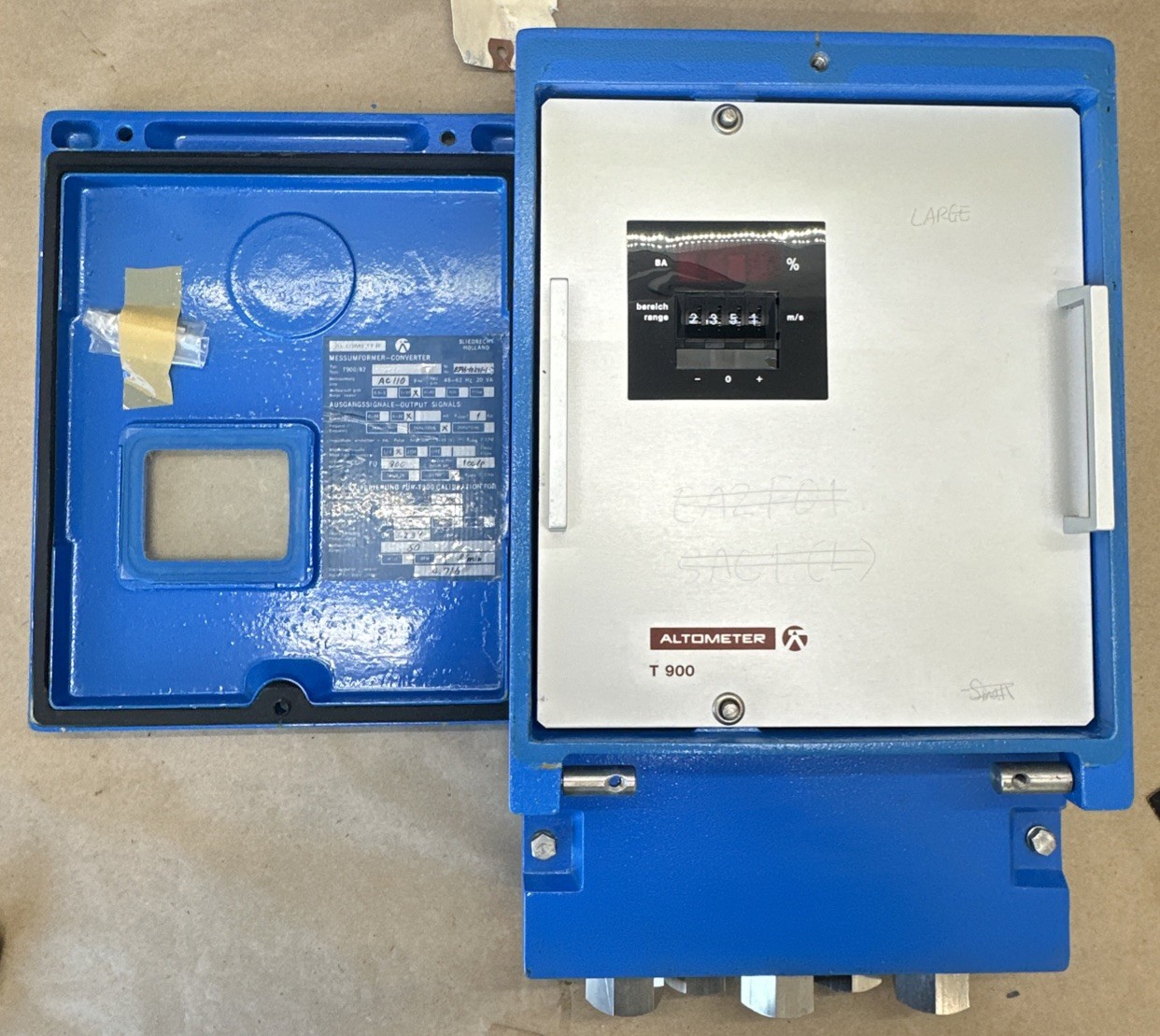 TOKYO KEISO ALTOMETER T-900 Flowmeter Signal Converter 110VAC || NNB – WARRANTY!