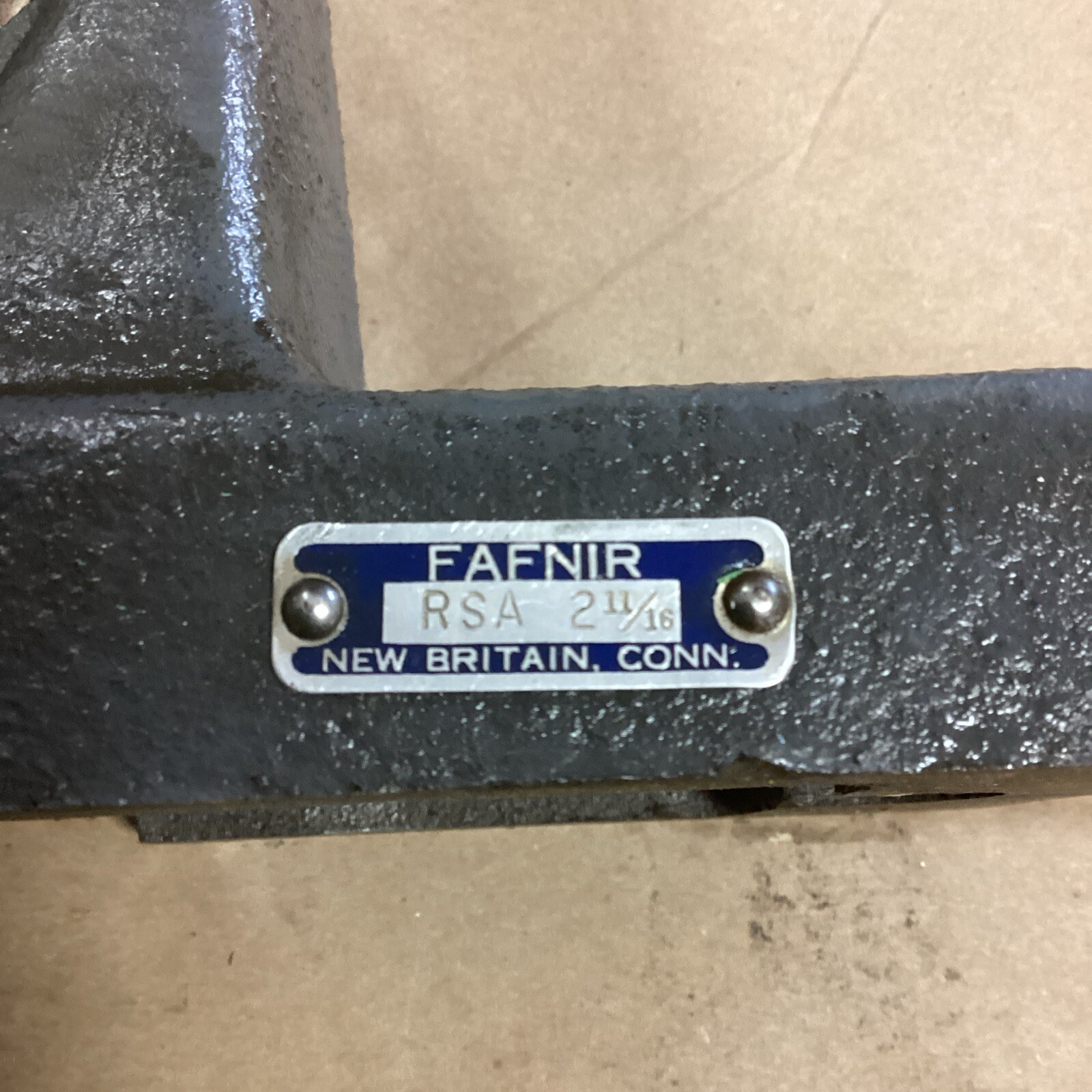 Fafnir RSA2 11/16 2-Bolt Ball Bearing Pillow Block D7