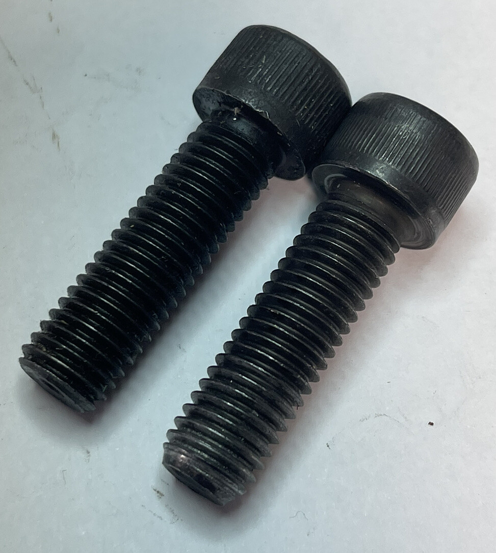 (2)M12-1.75x40mm 10.9 Alloy Steel Round Head Socket Hex Cap (23MY256)