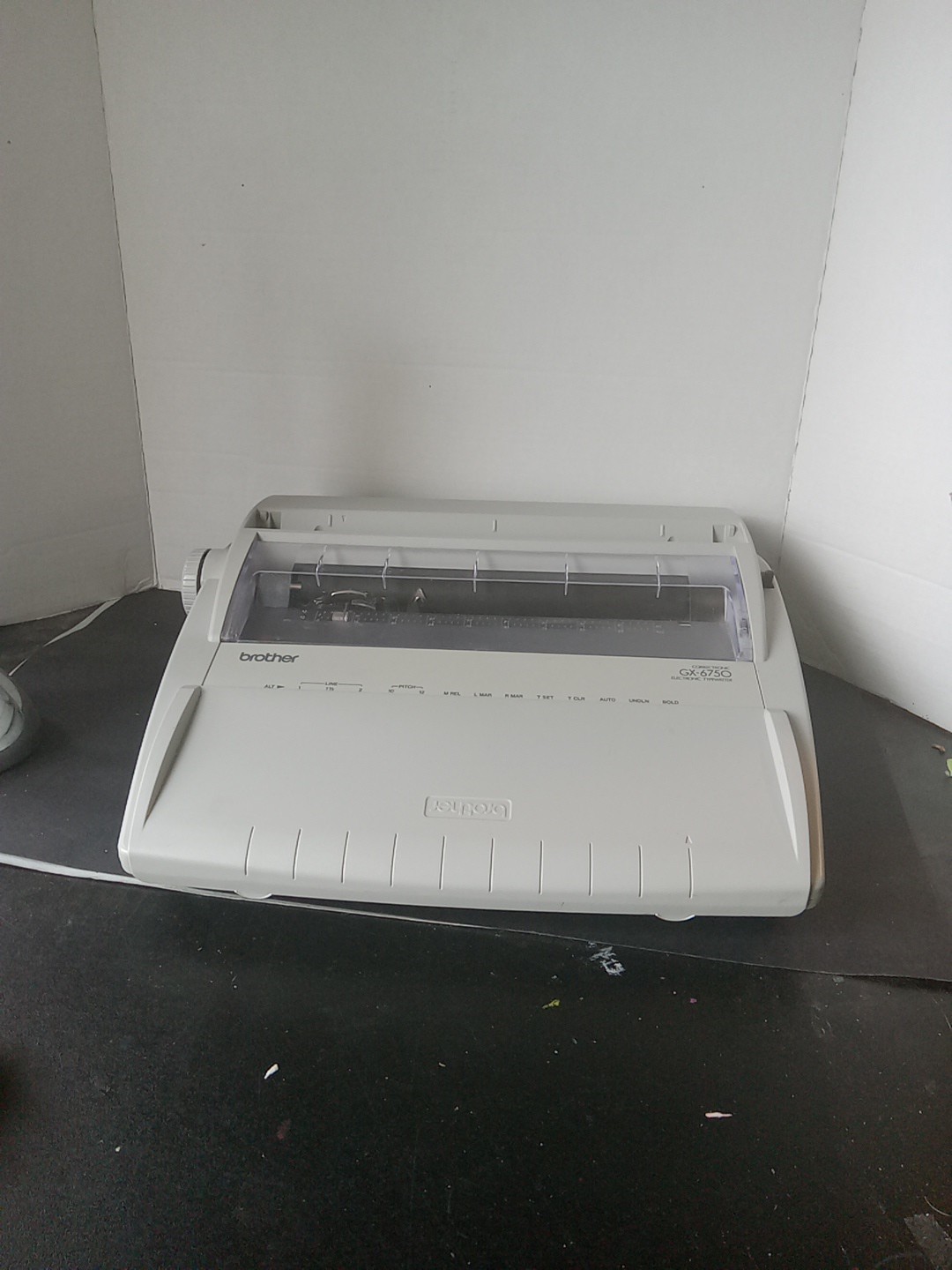 Brother Correctronic GX-6750 Electronic Typewriter Tested & Working