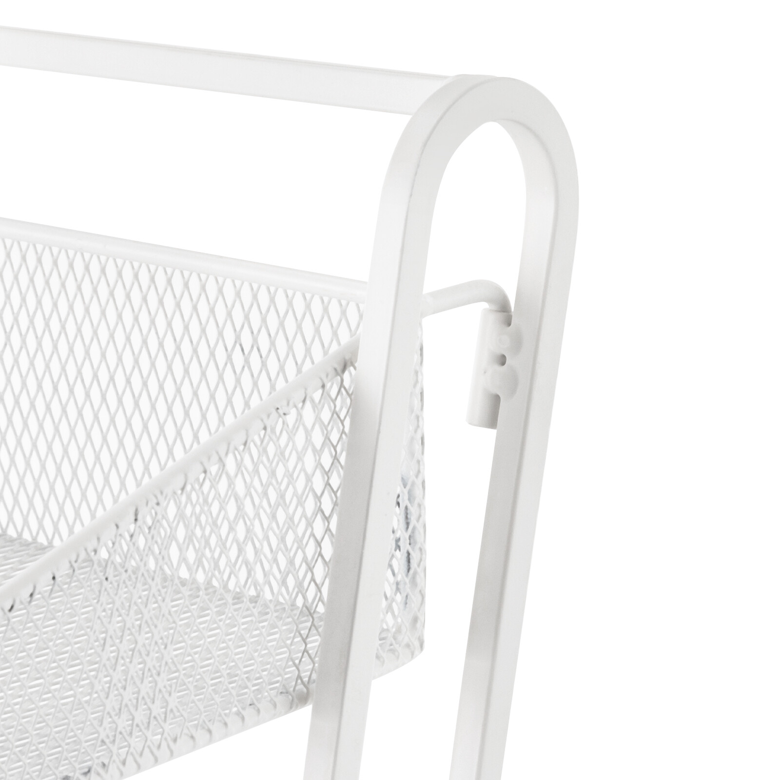 4 Tiers Candy Display Rack Retail Store Shelving Snack Storage Organizer White