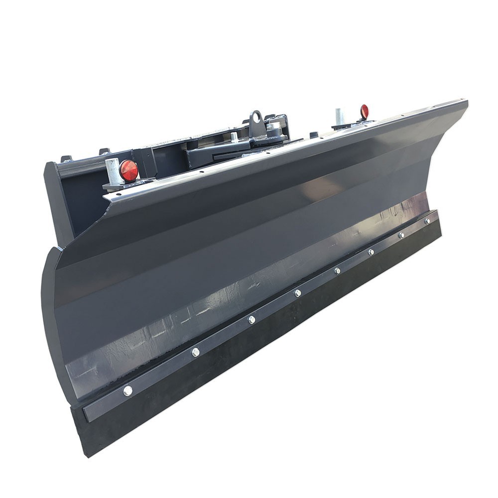 AGT 84in Hydraulic Skid Steer Snow Plow For Mini Skidsteer Attachment Universal