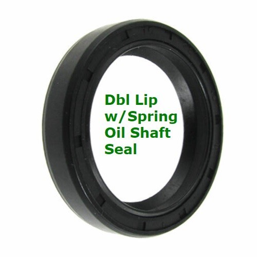 Oil Shaft Seal 1-3/16″ x 2″ x 3/8″ Double Lip TC
