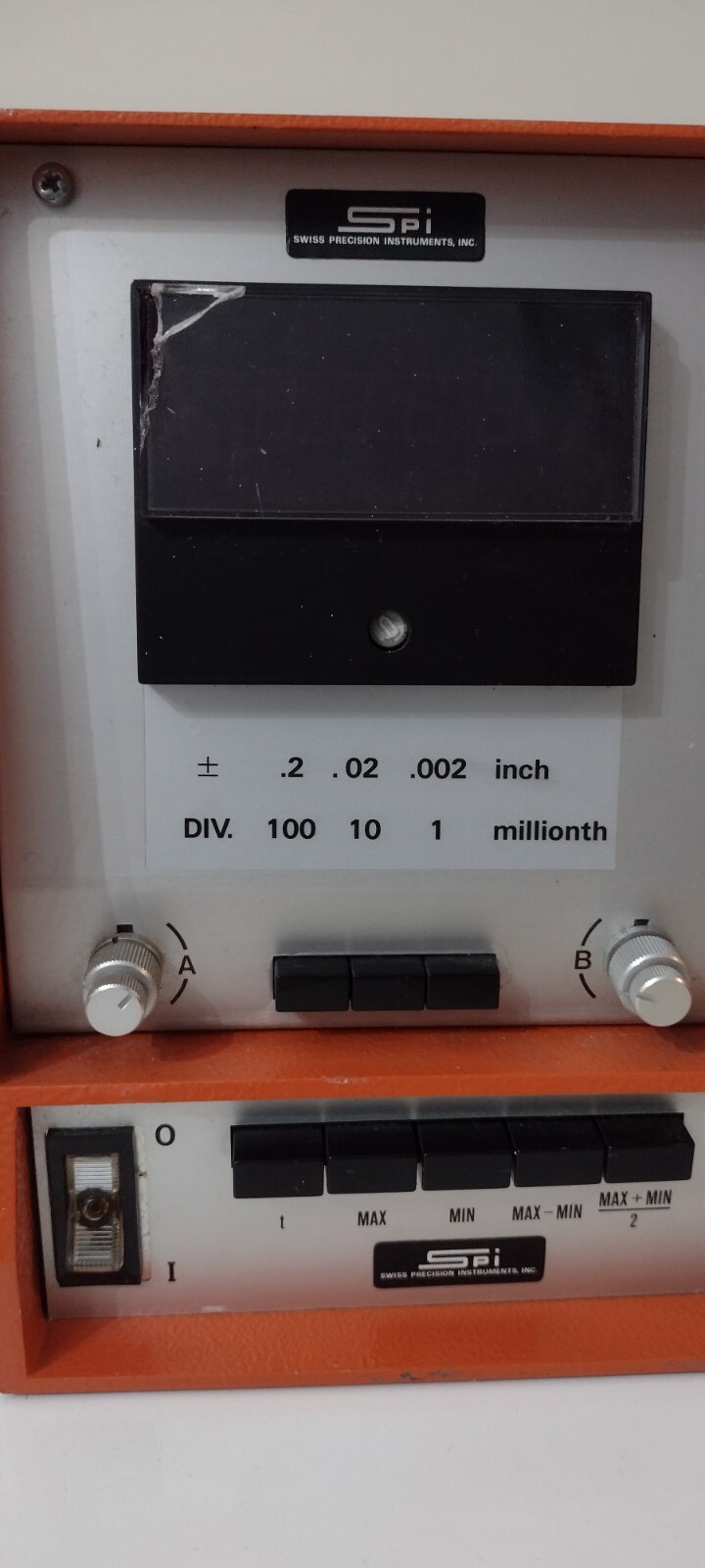 SPI PreTec 1070.10 Digital Micrometer/Comparator 84481. ± .002″ DIV up to 1Mth