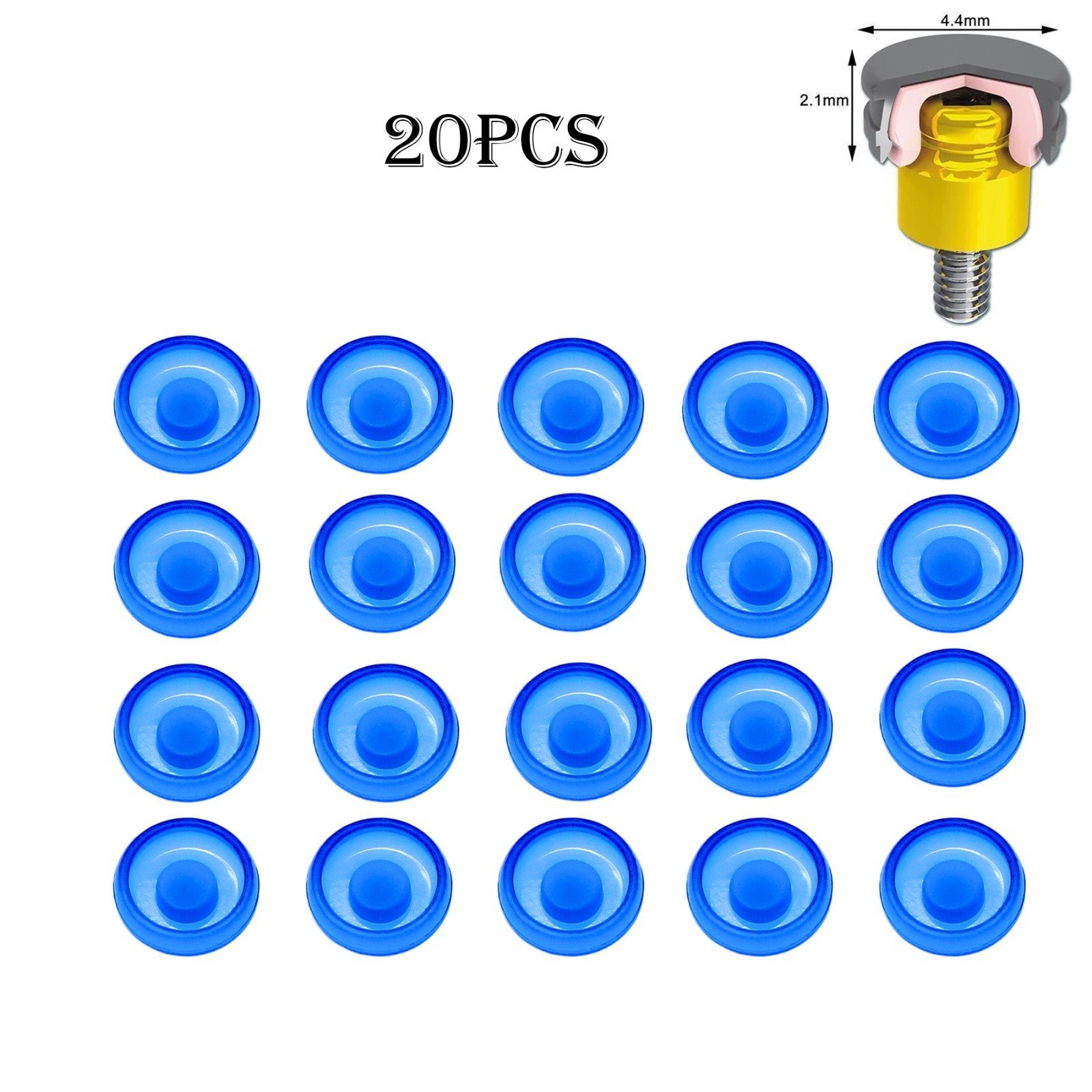 US Universal Overdenture Implant Retention Caps 1.2/2.4lbs Inserts for Locator