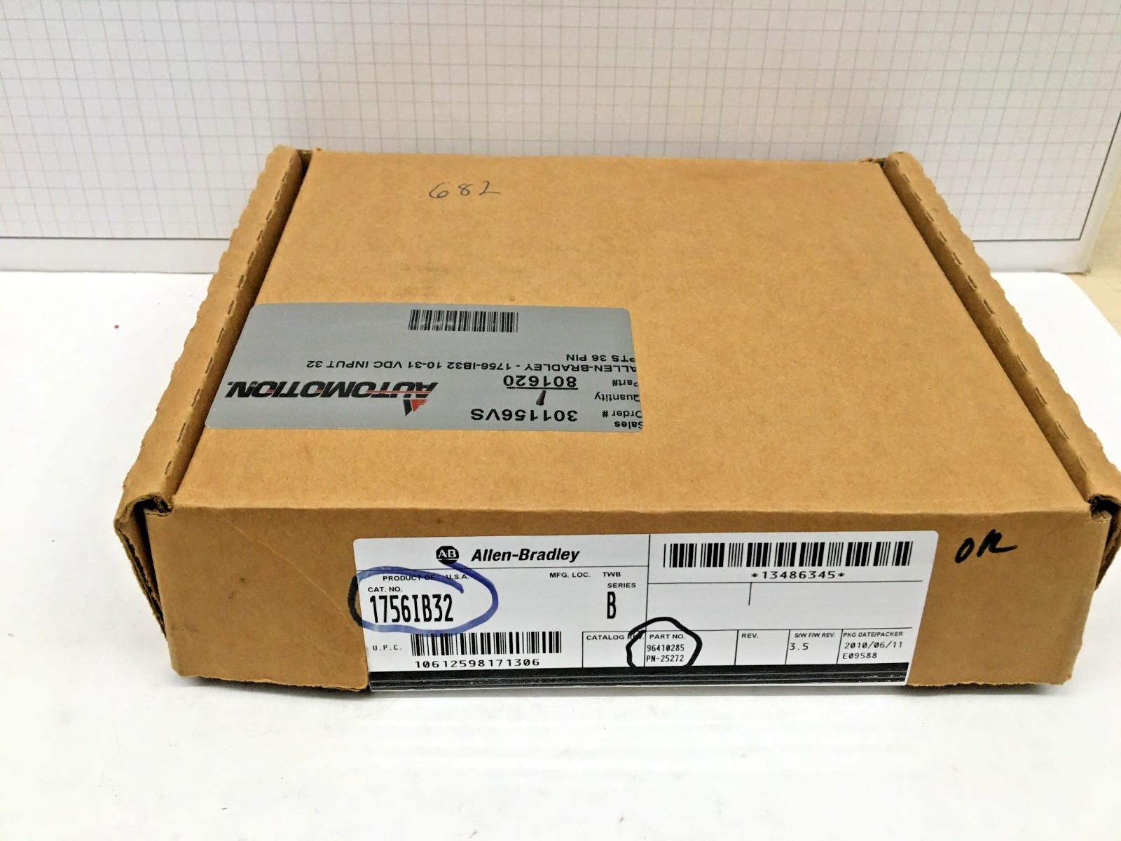 1756-IB32 ALLEN BRADLEY INPUT MODULE Ser A, NEW Texas, No Ter Block