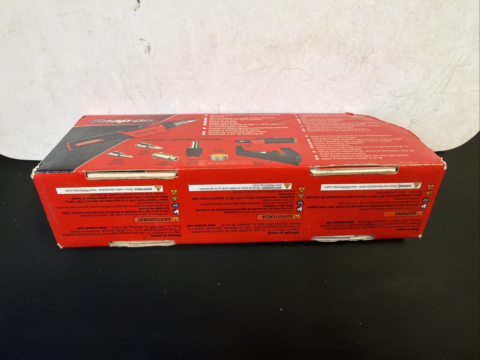Snap-on YAKS41 Butane/Gas Cordless Soldering Iron Kit 25-75W