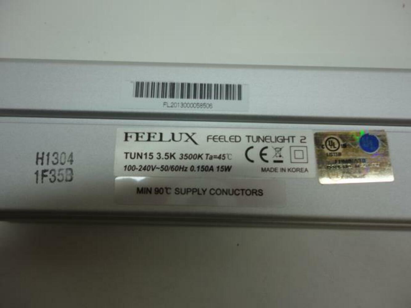 NEW FEELUX LIGHTING TUN15-35K-120V 15W 45 INCHES 35K LED LIGHT FIXTURE 74440