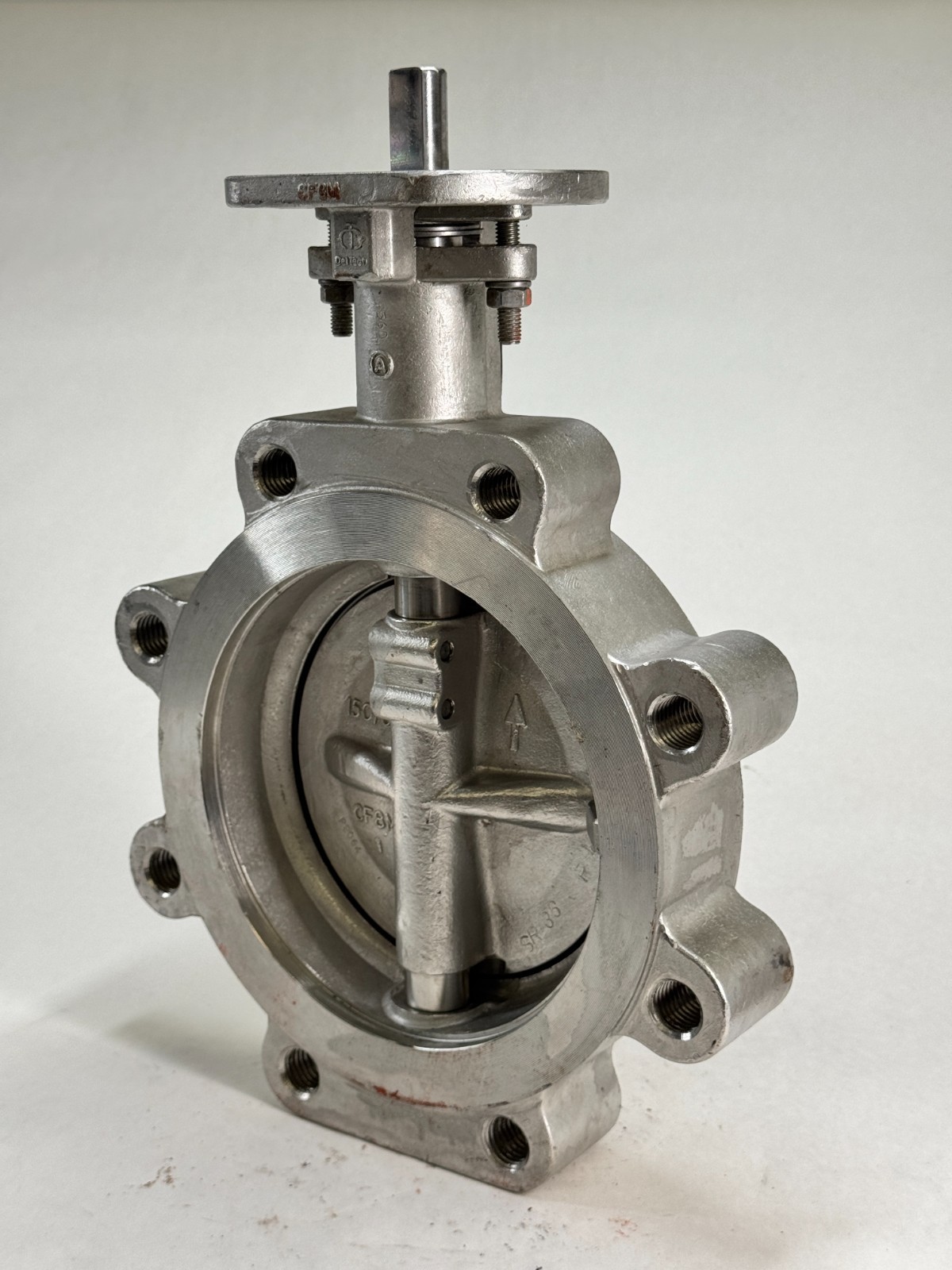 DELVAL Series 45 6″ Class 150 High Performance Lug Butterfly Valve Stainless Stl