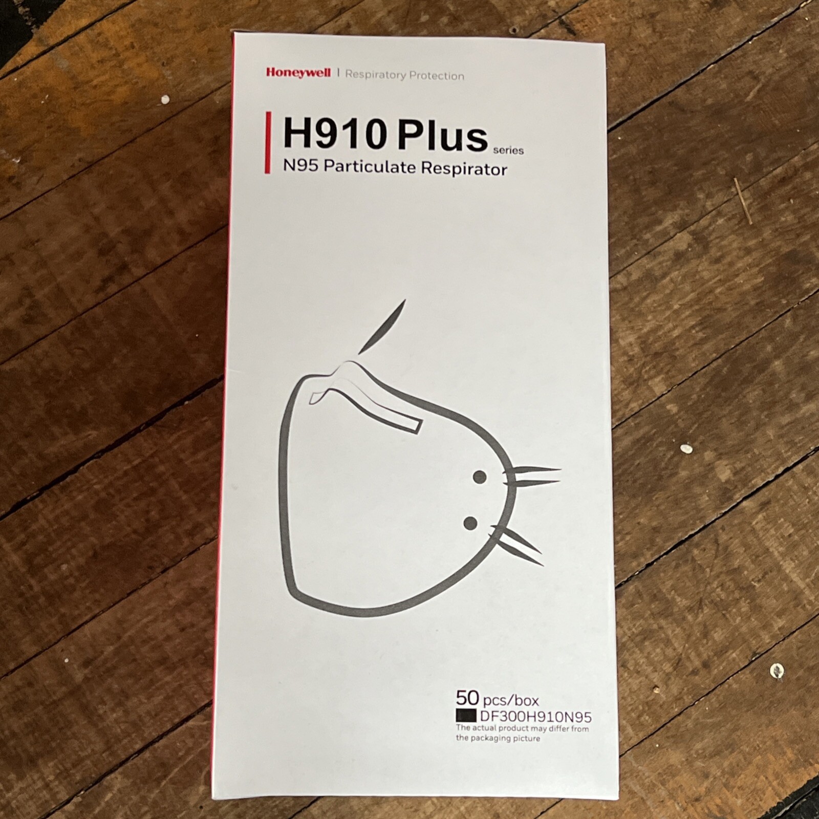 N95 Face Mask Honeywell H910 Plus NIOSH N-95 Respirator Smoke Mask 50Box