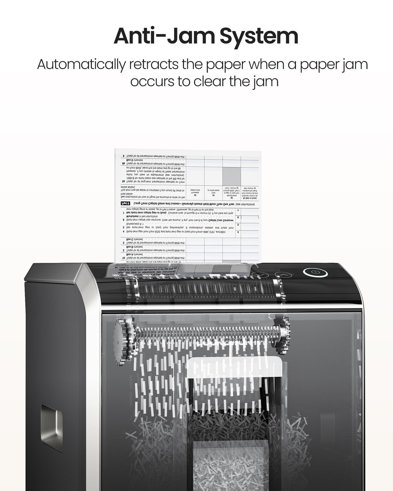 Locksworth 200-Sheet P-5 Micro-Cut Heavy-Duty Paper Shredder,