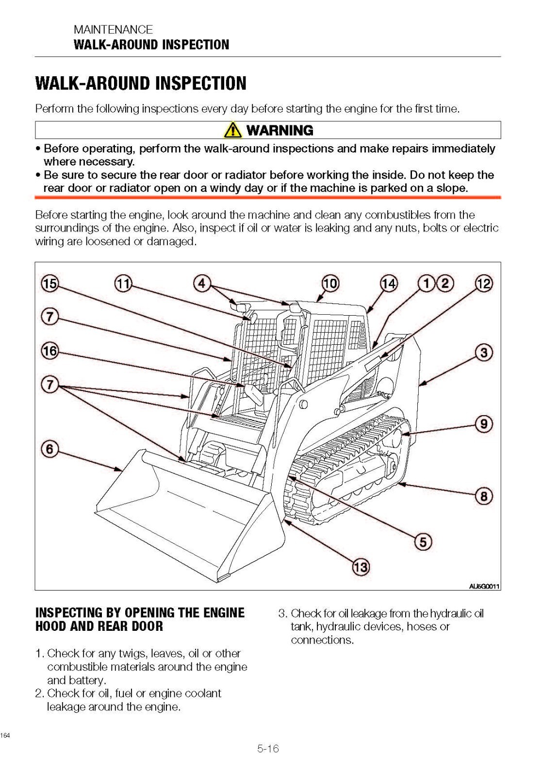 8 10 12 Track Loader Operator Maint Manual Fits Takeuchi TL8 TL10 TL12