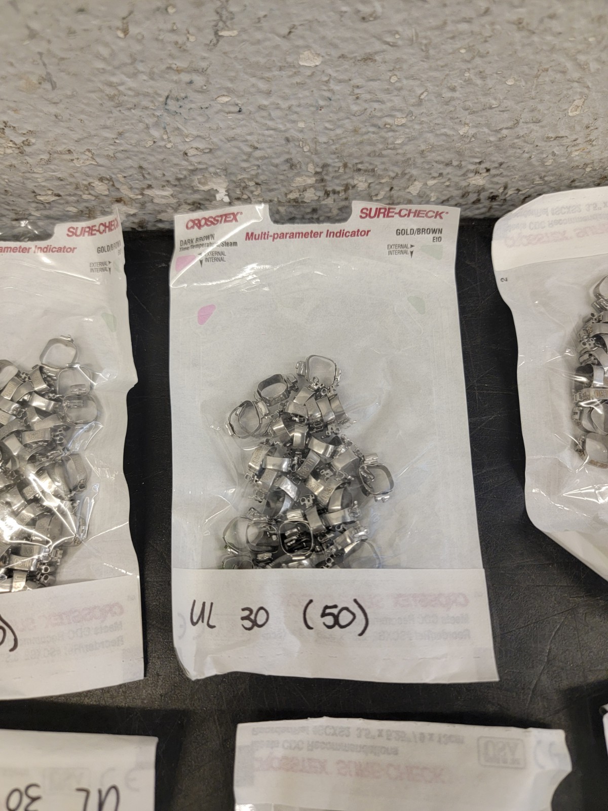 Molar Bands. Dental, Stainless, Various Sizes- 300+ Count (Z6)