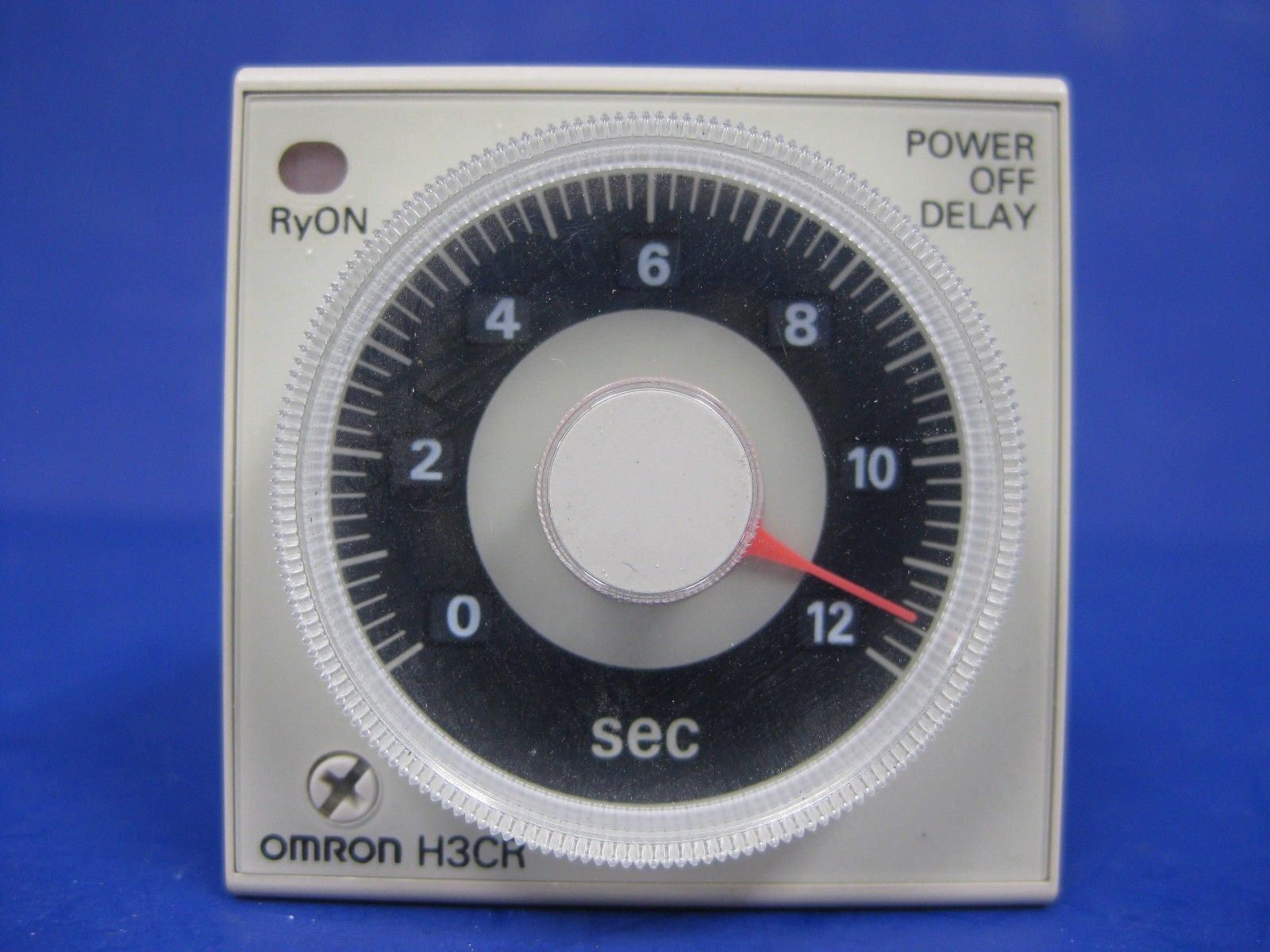 OMRON H3CR-H8RL Time Delay Relay, 0 .6 to12 SECONDS, Used