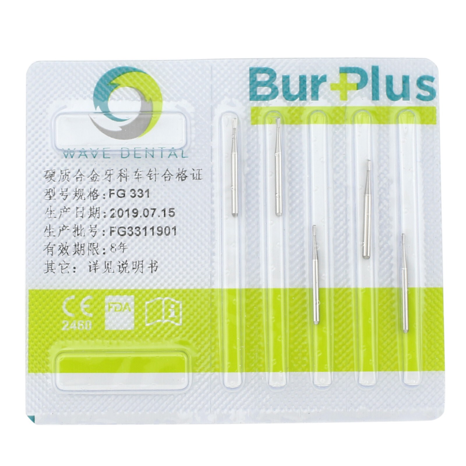US Wave Dental FG330 Bur FG331 Bur Tungsten Carbide Friction Grip Pear PRIMA UK