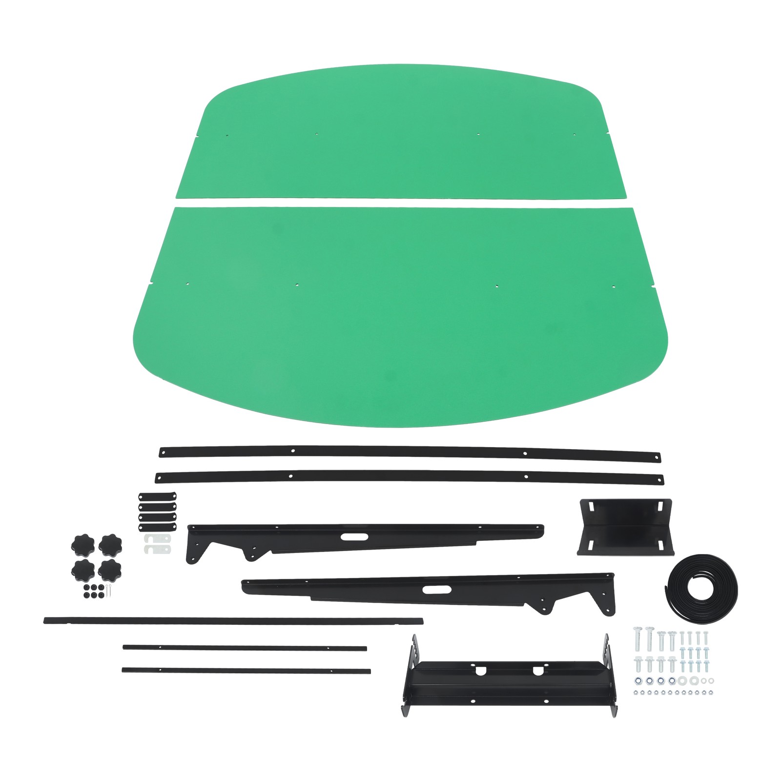 52″ X 52″ ROPS Tuff Top Tractor Canopy For John Deere 2″ x 2″ or 2″ x 3″ Green