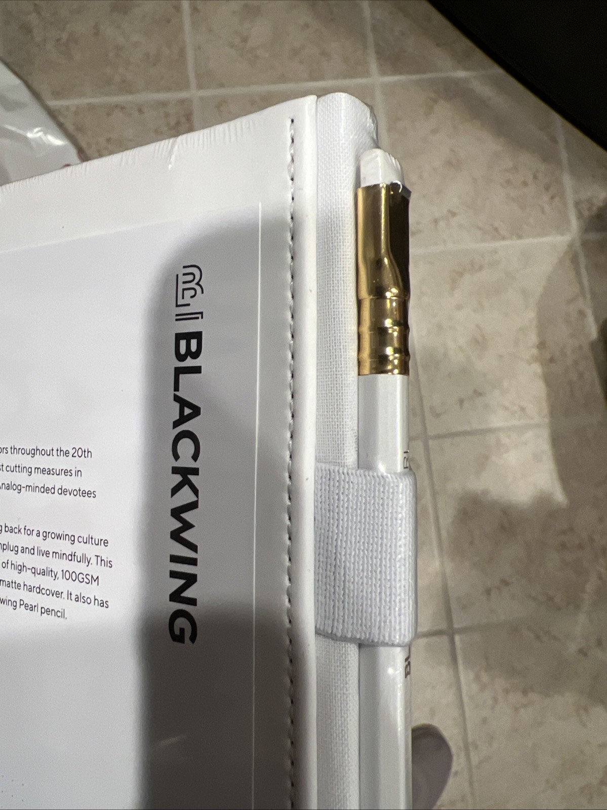 BLACKWING SLATE HARDCOVER MEDIUM 148 X 210 MM / 160 PAGES / DOT GRID / WHITE