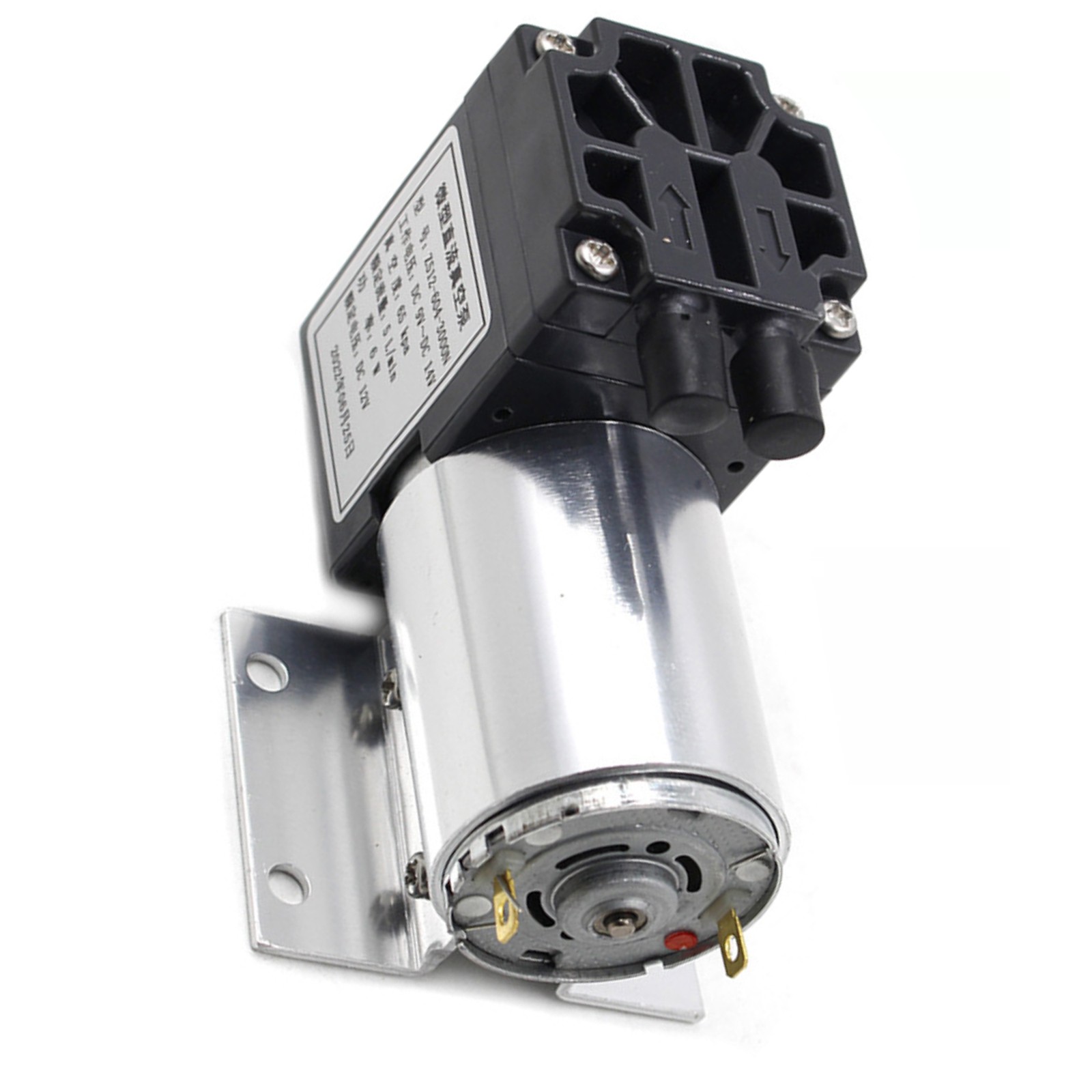 12V 5L/mi 65-120kpa Mini Vacuum Pump High Pressure Suction Diaphragm Pump Holder