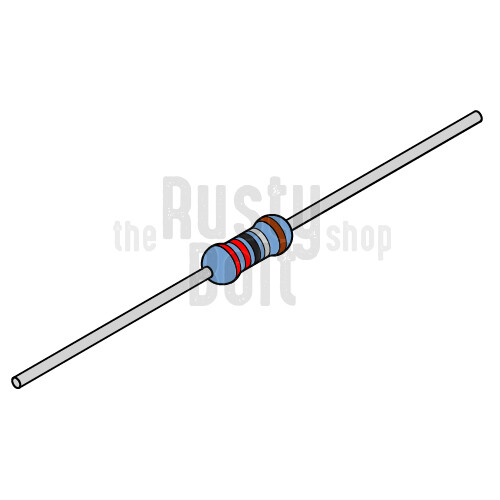 Resistors – 1/4 w (0.25 watt) – 2.2 ohm – 1% Tolerance – Metal Film – New