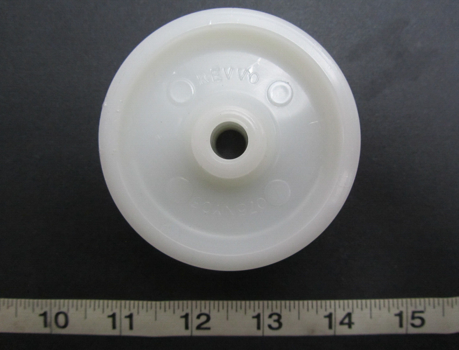 Revvo Nylon Caster Wheels 075NY03 3″ Diameter x 1″ Wide 3/8″ Bore lot of 4