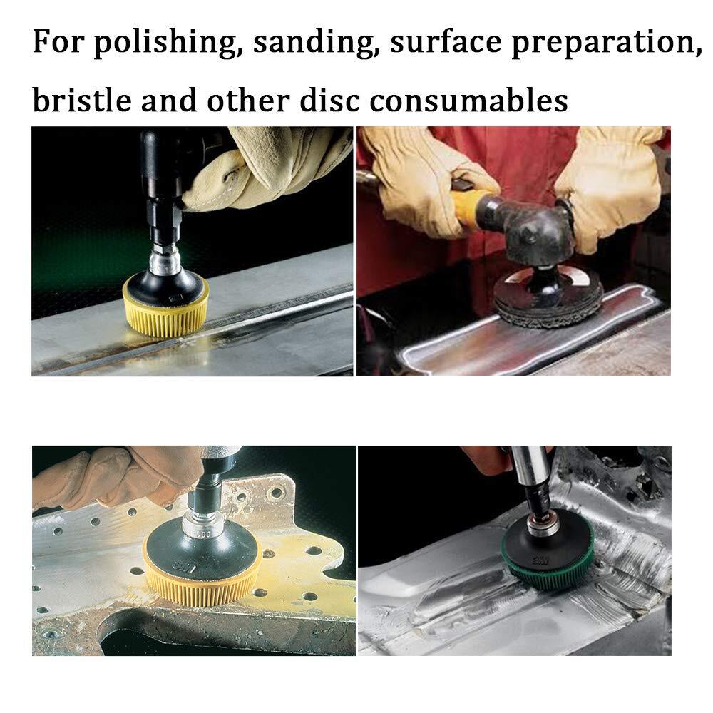 2PCS 3 inch Sanding Discs Holder Pad Quick Change Disc Adapter With 1/4″ Shank