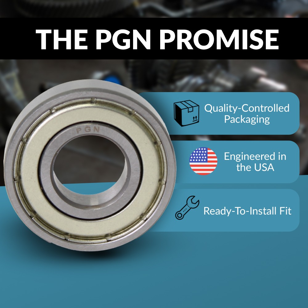 (100) 6201-ZZ Premium Metal Shield Ball Bearing C3 EMQ, 12x32x10, 6201 ZZ 6201z
