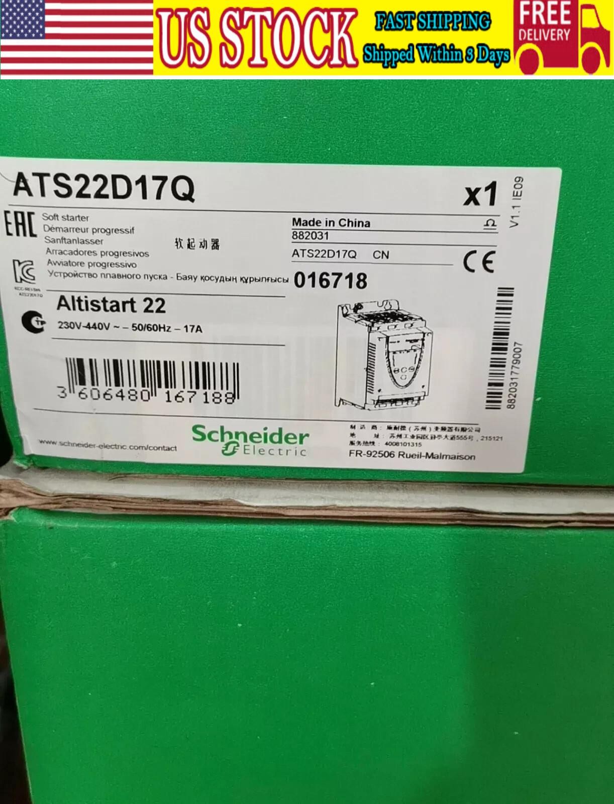 ATS22D17Q soft starte and ，fast shipping， US Free TAX