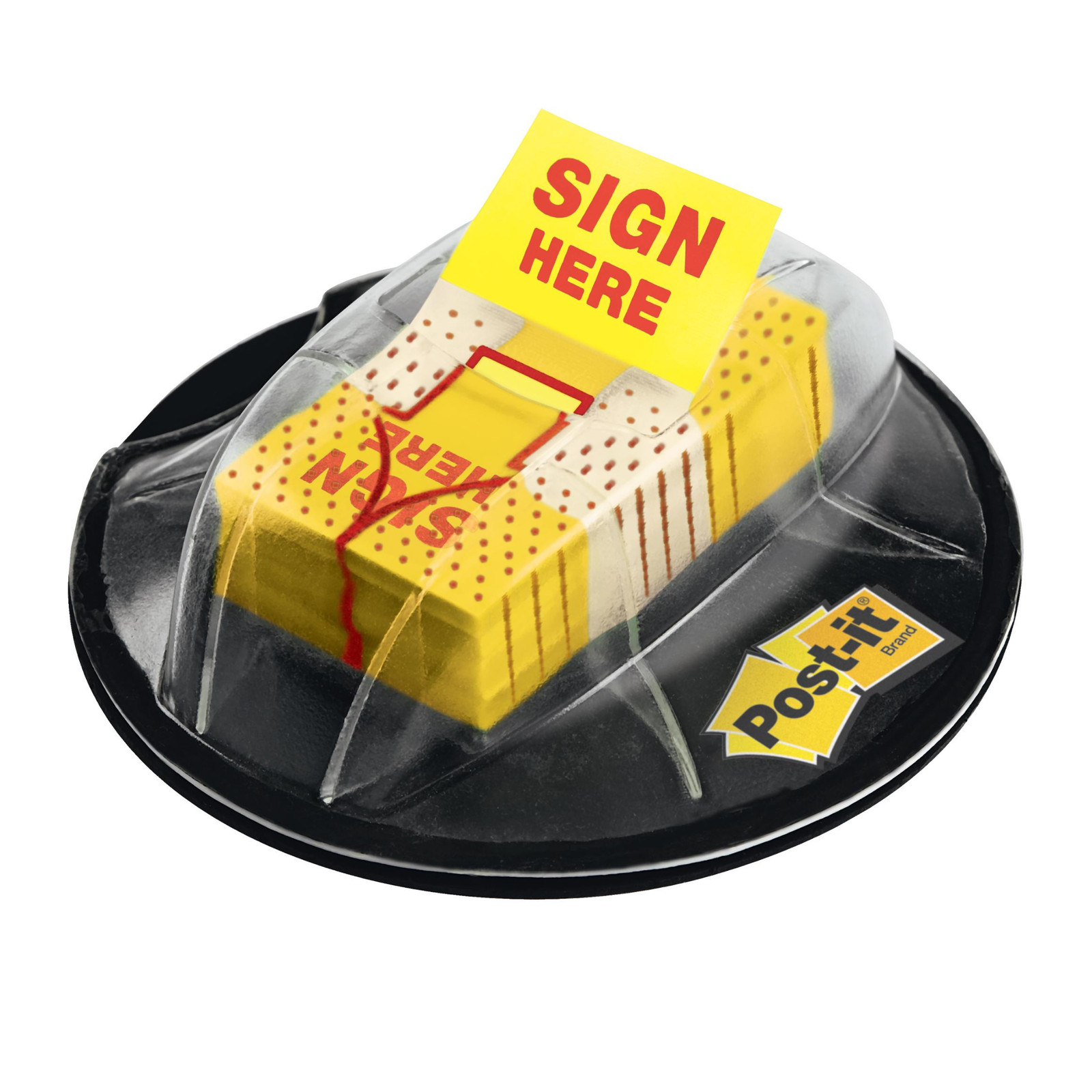 Post-it “SIGN HERE” Sticky Flags: 1 in. x 1.7 in. (SIGN HERE) *200-flags +with d