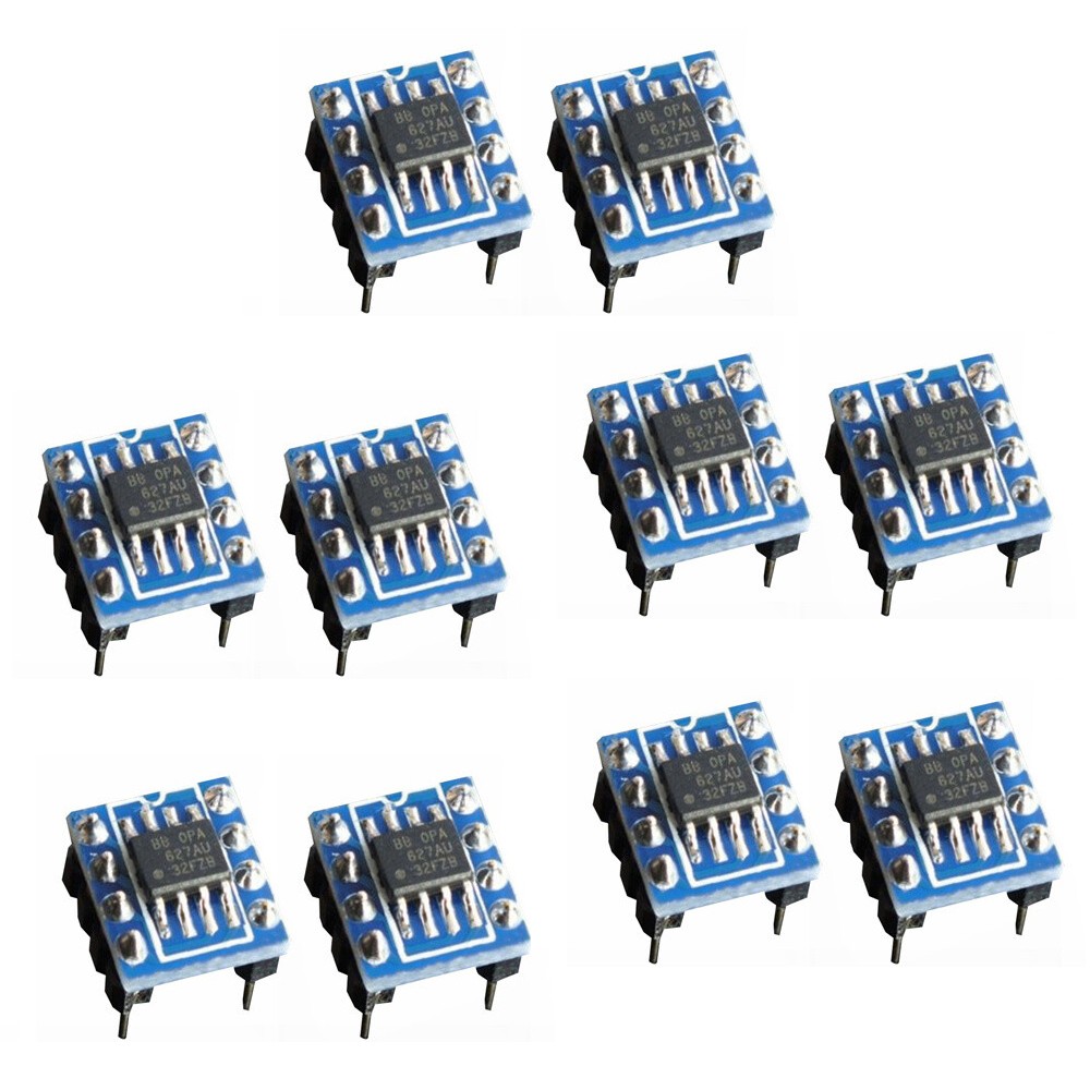 10X Dual to Mono Op module OPA627AU replace NE5532 Philippines Made TOP Board 8P