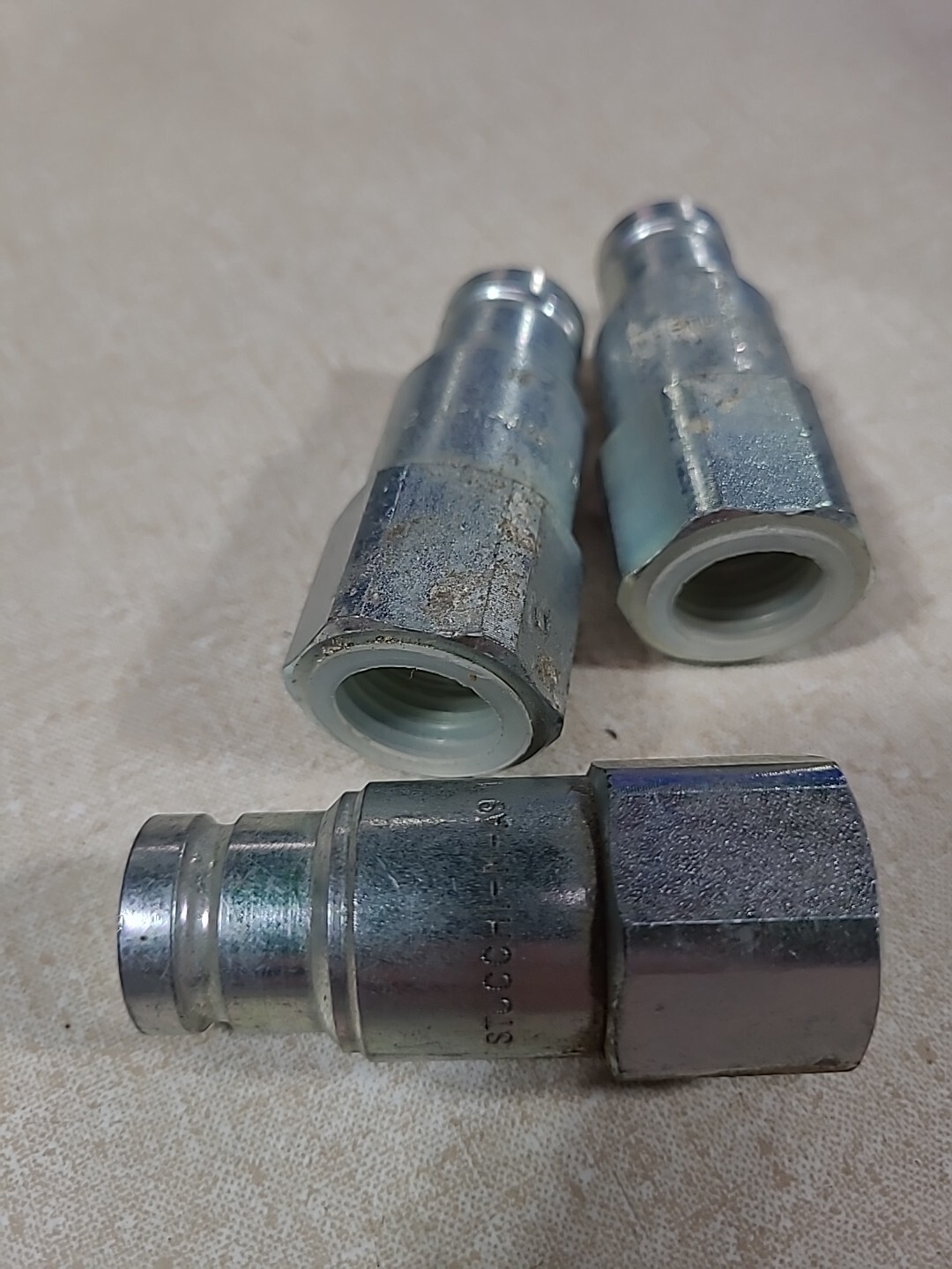 STUCCHI M-A9 1/2 FLAT FACED COUPLER FREE SHIPPING 3-pack