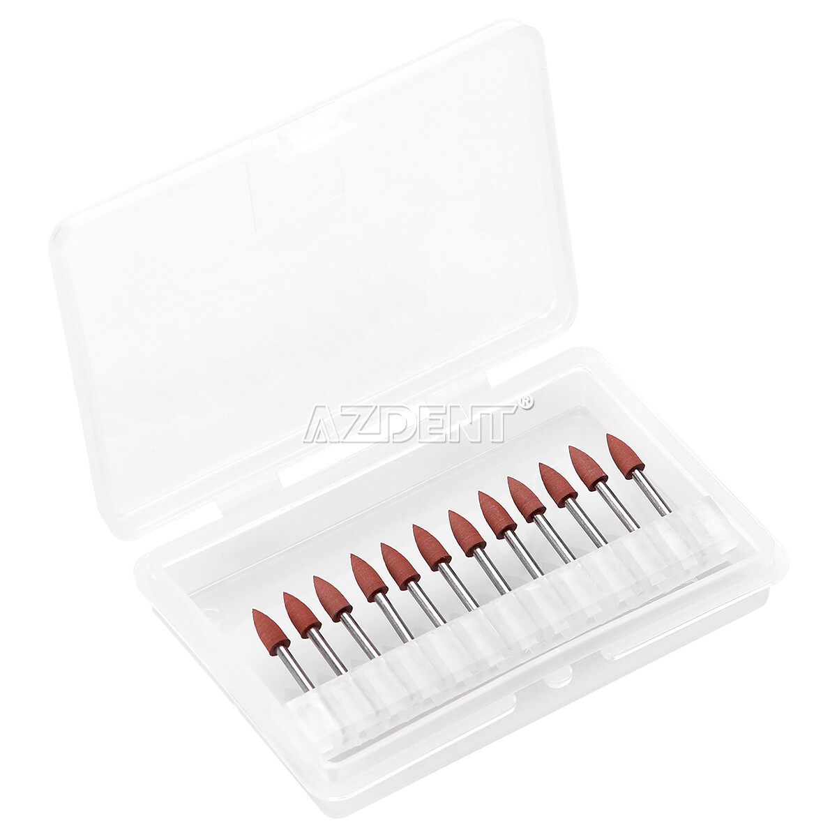 Dental 12pcs/kit Brownie Polishers Friction Grip FG Burs Mini Points 1.6mm 0413