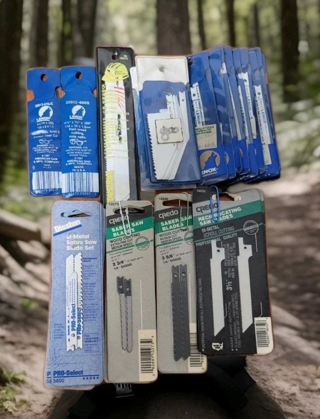 481 New Saw Blades for Metal/Wood Cutting- Various Sizes and Brands 17 cents ea