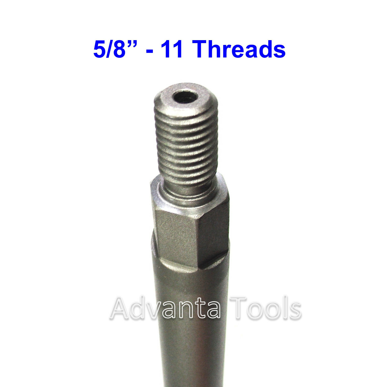 12” Core Drill Bit Extension 5/8” – 11 Male to 5/8” – 11 Female
