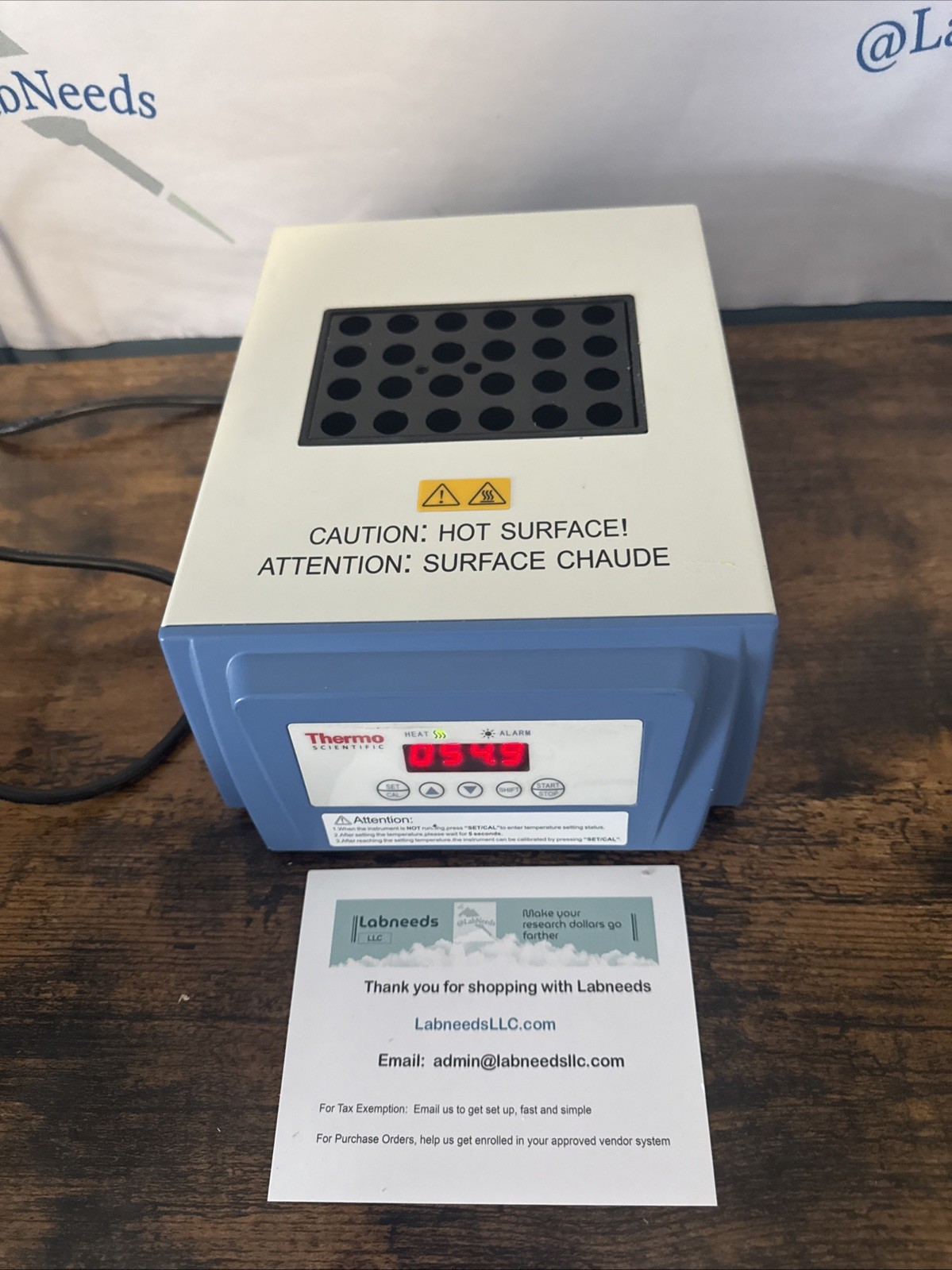 Thermo Scientific Digital Heat Block TESTED BLOCK included