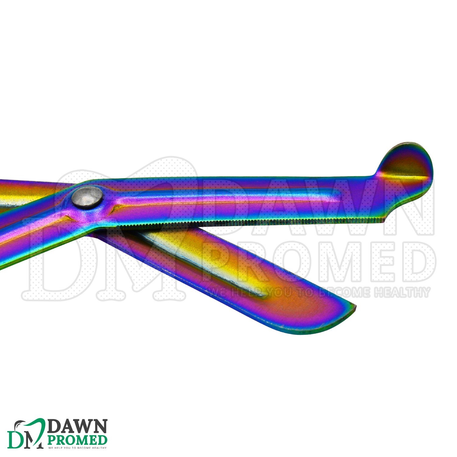 3 EMT Scissors 7.25″ Rainbow Blades with Black Handle Utility Shears German Gr
